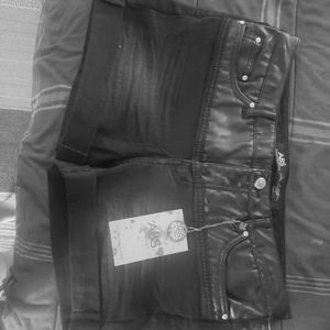 Black ABS brand shorts
